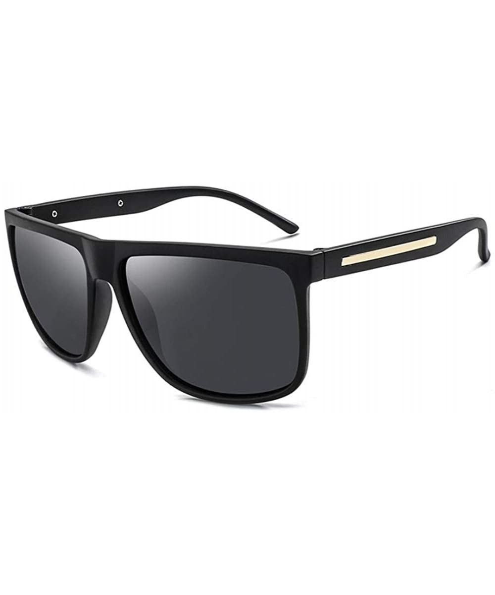 Polarized Sunglasses Nigt vision for Men UV400 Driving Sunglasses Gradient Sun Glasses - Matte Black Black - CC199QC6E3U $7.4...