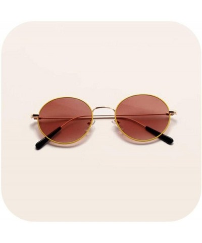 Fashion Women Retro Popular Round Sunglasses Men Luxury Vintage Metal Frame Mirrors Sun Glasses - 3 - CB198ZMGS53 $33.89 Round