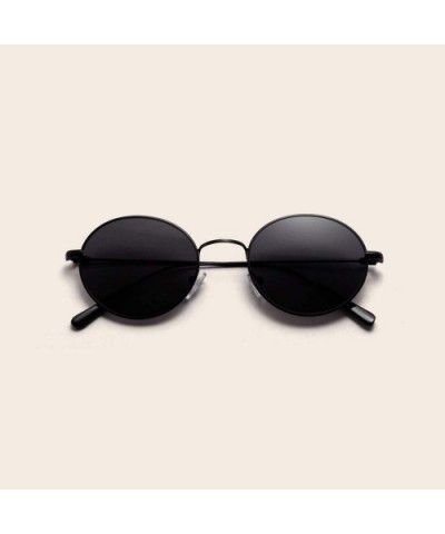 Fashion Women Retro Popular Round Sunglasses Men Luxury Vintage Metal Frame Mirrors Sun Glasses - 3 - CB198ZMGS53 $33.89 Round