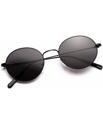 Fashion Women Retro Popular Round Sunglasses Men Luxury Vintage Metal Frame Mirrors Sun Glasses - 3 - CB198ZMGS53 $33.89 Round