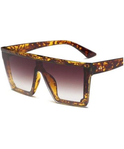 Oversized Sunglasses Men Vintage Driving Sun Glasses Women Flat Top Big Frame Sunglass Retro Eyewear UV400 - CE199C9DWSI $23....