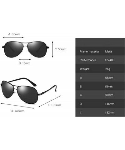 2020 Classic Pilot Polarized Sunglasses Men Women Fashion Metal Aviation Sun Glasses Driving Sunglass UV400 - C10 - C0197A2I5...