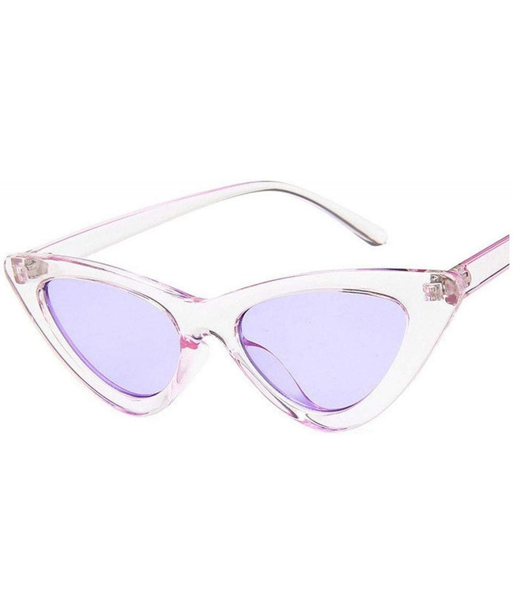 Cute Sexy Retro Cat Eye Sunglasses Women Small Black White Triangle Vintage Cheap Ladies Sun Glasses Red UV400 - CI199CKM6MY ...