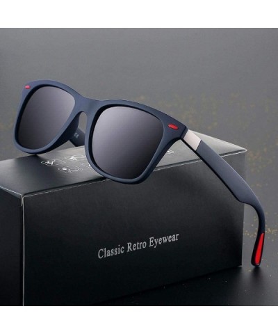 2019 Classic Polarized Sunglasses Women Men Darkblue Gray C01 - Black Red C08 - CP18XGEC806 $6.39 Aviator