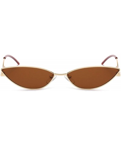 Polarized Sunglasses Protection Fashion Festival - Gold Brown - CN18TNCAS5Z $18.17 Oversized