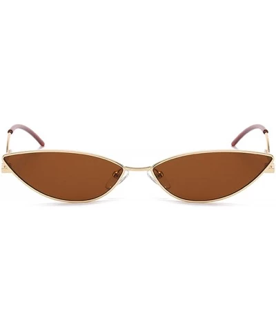 Polarized Sunglasses Protection Fashion Festival - Gold Brown - CN18TNCAS5Z $18.17 Oversized