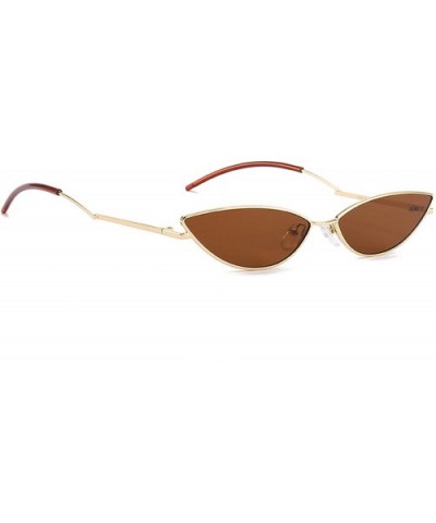 Polarized Sunglasses Protection Fashion Festival - Gold Brown - CN18TNCAS5Z $18.17 Oversized