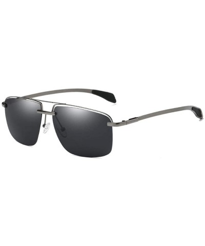 New Arrival HD Classic Men Polarized Driving Sunglasses W0923 Black Black Multi - W0923 Gun Black - CK18Y6TRAAT $6.85 Aviator