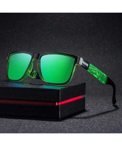 Fashionable Sunglasses- Colorful Polarized Frames- Men and Women Driving Sunglasses (Color 5) - 5 - C71997088DT $26.23 Round