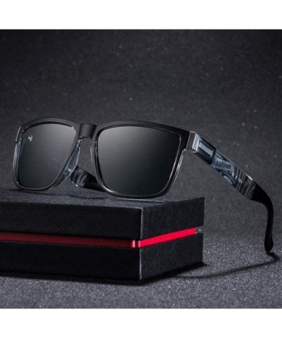 Fashionable Sunglasses- Colorful Polarized Frames- Men and Women Driving Sunglasses (Color 5) - 5 - C71997088DT $26.23 Round