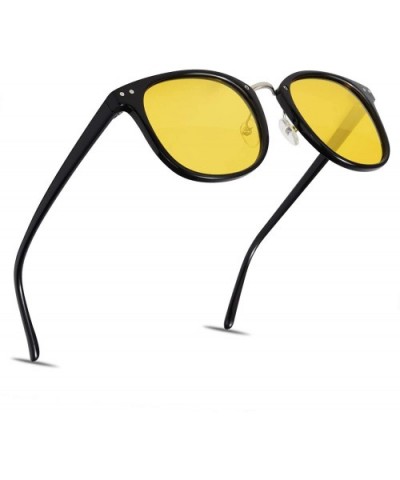 Night Vision Glasses Night Driving Glasses Anti-glare Polarized Sunglasses for women&men - C1 - C418IR4S3XX $5.35 Wayfarer