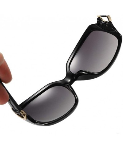 Polarized Sunglasses of Women's Antiglare Anti-ultraviolet Fishing Driving Glasses Classical Large Frame - Claret - CJ18WENDG...