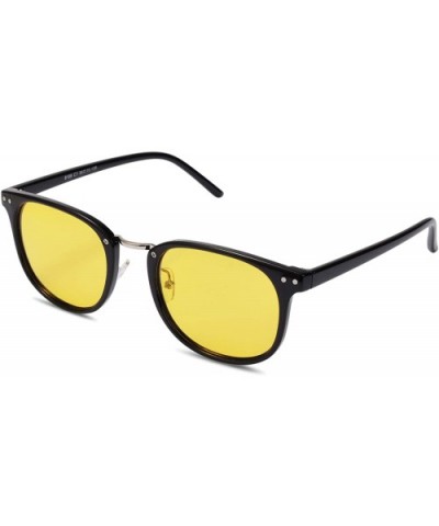 Night Vision Glasses Night Driving Glasses Anti-glare Polarized Sunglasses for women&men - C1 - C418IR4S3XX $5.35 Wayfarer