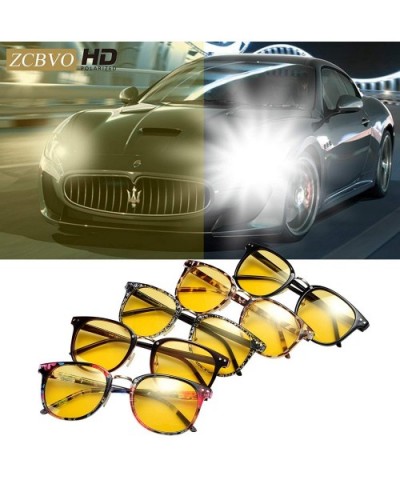 Night Vision Glasses Night Driving Glasses Anti-glare Polarized Sunglasses for women&men - C1 - C418IR4S3XX $5.35 Wayfarer