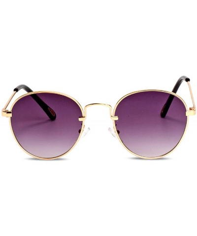 2019 new sunglasses - ladies sunglasses small frame round sunglasses - F - CC18S0XA3OS $39.12 Aviator