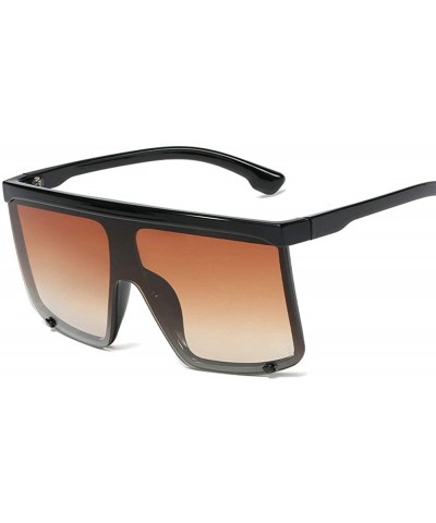 2019 New Brand Oversized Sunglasses Women Unisex Big Frame One Piece Goggles Unique Black Sun Glasses UV400 - CO18TWD3E4A $9....