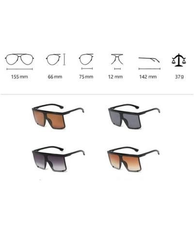 2019 New Brand Oversized Sunglasses Women Unisex Big Frame One Piece Goggles Unique Black Sun Glasses UV400 - CO18TWD3E4A $9....