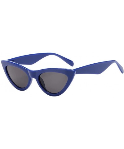 Fashion Retro Vintage Cat Eye Unisex Sunglasses Rapper Grunge Glasses Eyewear Luxury Accessory (Multicolor) - CL195N2E3H8 $6....
