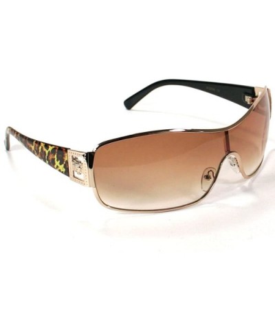 Celebrity Inspired Shield Sunglasses For Women 3896 - Yellow - CJ11ERDP2LP $8.52 Shield