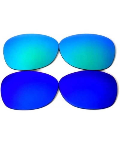 Replacement Lenses For RB2132 New Wayfarer Blue/Green 52 mm (not 55 mm) Polarized 100% UVAB - C6194ZUQRQY $18.95 Oval