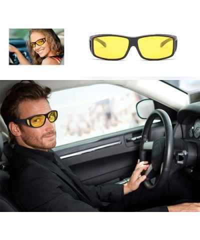 Night Driving Glasses Anti Glare Polarized Night Vision Glasses for Driving for Women Men - CT192HL9GY0 $9.98 Square