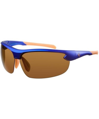 Eyewear Swamper R858-004 Matte Blue/Orange Brown Sunglasses Riders - CY11N1YO02N $55.54 Sport