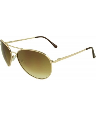 Urban Gold Aviator Fashion Sunglasses in Gold - C311G3L1AZZ $5.45 Aviator