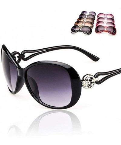 Women Fashion Lightweight Oval Shape UV400 Protection Framed Sunglasses Sunglasses - Pink - C2196YA90DU $9.67 Oval