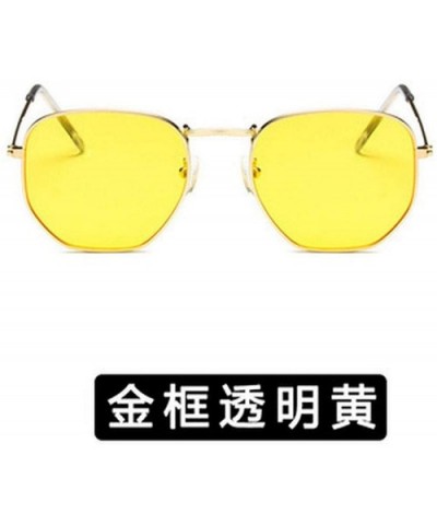 New Vintage Small Sunglasses Fashion Women Retro Round Metal Sun Glasses Men Brand Designer Eyeglasses UV400 - CM198ZLKR78 $3...