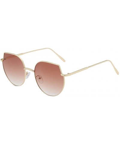 Rimless Multilateral Sunglasses Lightweight Frame UV400 Lens Glasses - D - CZ1903AE6MH $10.37 Rimless