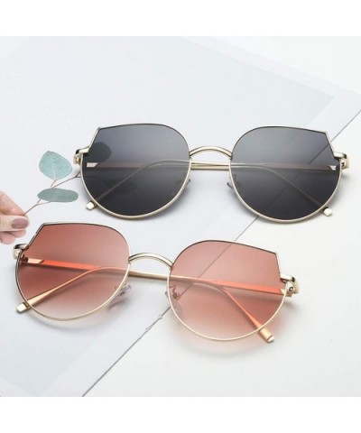 Rimless Multilateral Sunglasses Lightweight Frame UV400 Lens Glasses - D - CZ1903AE6MH $10.37 Rimless