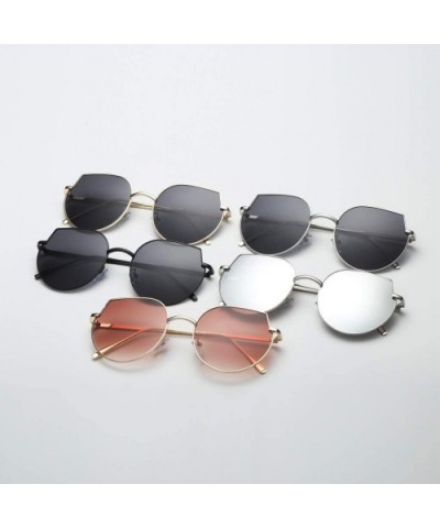 Rimless Multilateral Sunglasses Lightweight Frame UV400 Lens Glasses - D - CZ1903AE6MH $10.37 Rimless