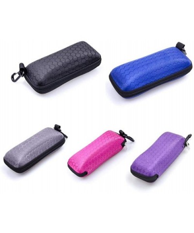 Fashion Newly Protable Rectangle Zipper Sunglasses Hard EyeGlasses Case Protector Box Eyewear Cases Bags - black - CI199SE2O3...