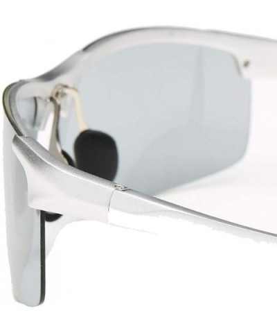 Seek Fish Chameleon Glasses Brainart Men's Photochromic Sunglasses - Silver - CQ198R8DSYG $14.70 Goggle