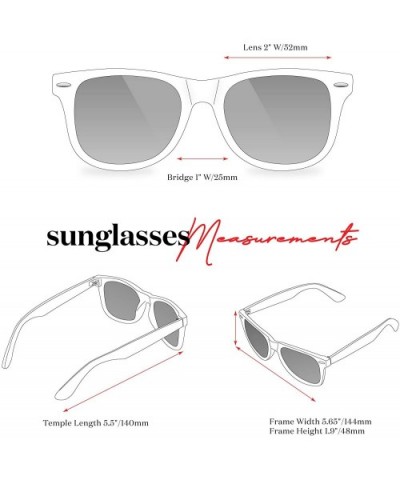 Polarized Sunglasses for Men and Women Stylish & Trendy Sun Glasses - Matte Turquoise - Smoke - CV1960T654L $8.25 Wayfarer