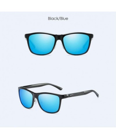 Men's Polarized Sunglasses- Driving car Drivers Riding Glasses- can be in The car- wear When Traveling-Black Blue - CP190MWKK...