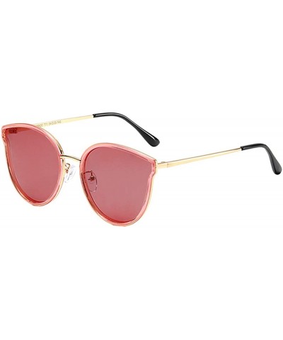 Oversized Cat Eyes Sunglasses for Women Polarized Fashion Vintage Eyewear for Outdoor - 100% UV Protection - CF18SN24OUY $18....