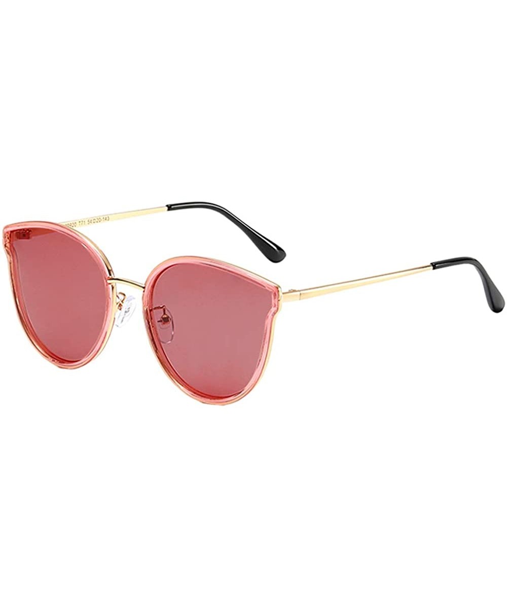 Oversized Cat Eyes Sunglasses for Women Polarized Fashion Vintage Eyewear for Outdoor - 100% UV Protection - CF18SN24OUY $18....