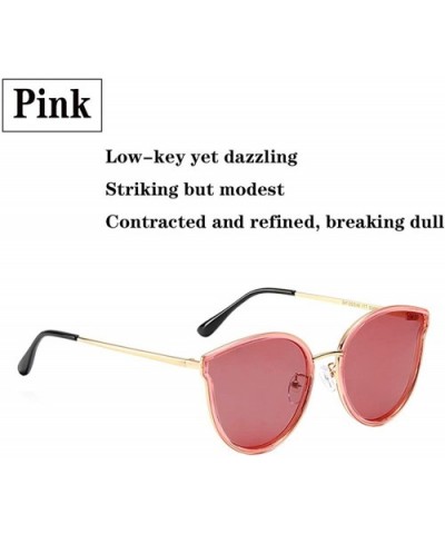 Oversized Cat Eyes Sunglasses for Women Polarized Fashion Vintage Eyewear for Outdoor - 100% UV Protection - CF18SN24OUY $18....