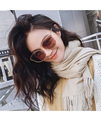 Oversized Cat Eyes Sunglasses for Women Polarized Fashion Vintage Eyewear for Outdoor - 100% UV Protection - CF18SN24OUY $18....