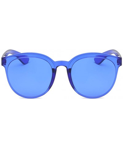 Flat Lenses Sunglasses One Piece Transparent Candy Color Frameless Glasses Tinted Eyewear Glasses - C0199GRXUYH $8.89 Sport