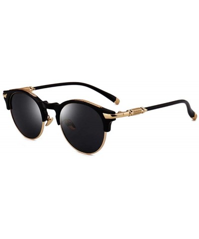 Sunglasses Driving Driving Glasses Large Frame Mirror Tide Classic Sunglasses Female - CB18X5TM8YR $35.71 Rimless