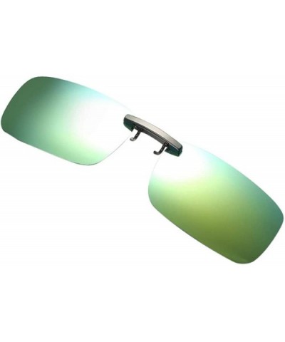 Aviator Sunglasses Detachable Driving Polarized - Gold - C818UILTWIN $4.88 Goggle