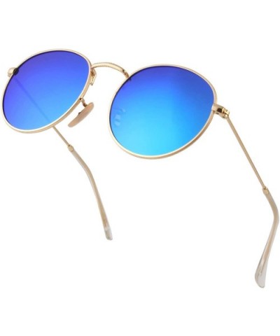 Retro Round Polarized Steampunk Sunglasses Side Shield Goggles Gothic S92-ADVANCED POLARIZED - CK18NE3UAGK $8.71 Oversized