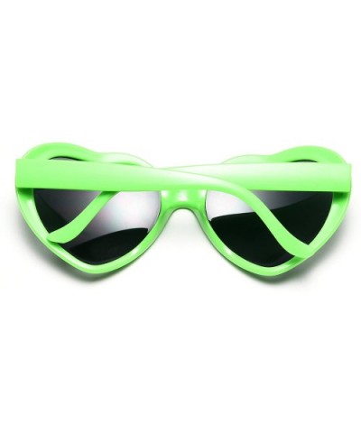 Dozen Pack Heart Sunglasses Party Favor Supplies Holiday Accessories Collection - Adult Green - CO18G75SH24 $22.82 Wayfarer