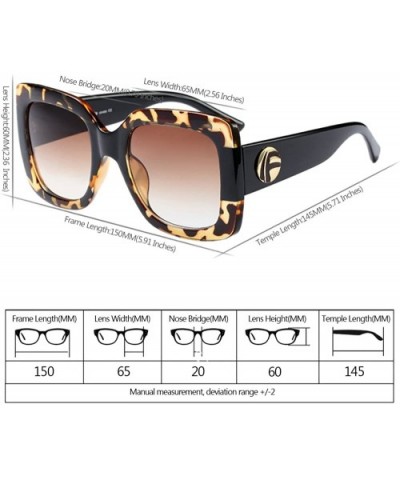 New Women Fashion Oversized Sunglasses UV400 Protection - Style 03 - C018GWLXWII $5.95 Oversized