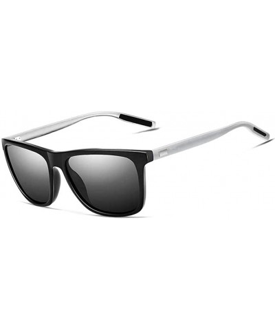 Men Women Polarized Sport Sunglasses- Ideal for Driving Fishing Cycling and Running- UV Protection - Silver Gray - C218UWNQOE...