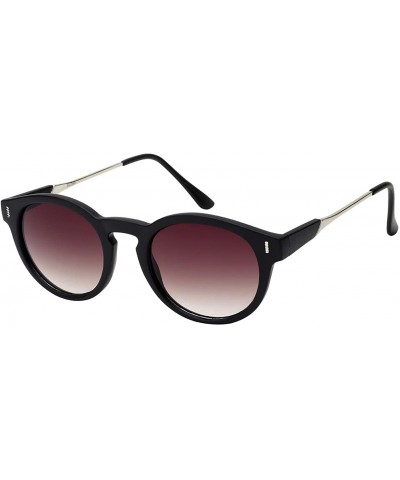 Classic Horned Rim P3 Round Sunglasses 541049-SD - Matte Black - C612JKCXLP1 $7.97 Round