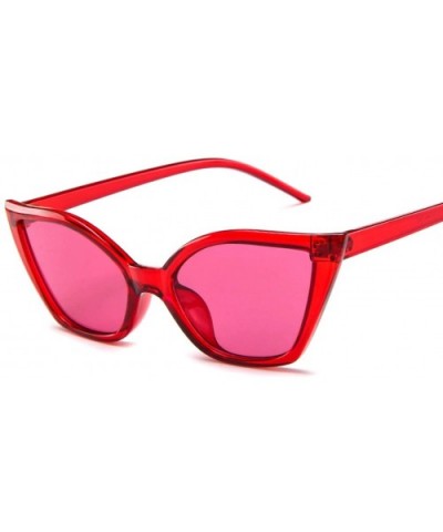 Men's Fashion Vintage Retro Cat Eye Sunglasses for Women Little Designer Shades Glasses9007 (Color Brown) - CF1993OM2N7 $29.2...