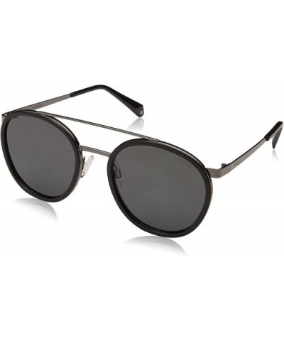 Pld6032/S Oval Sunglasses - Black - C8185WCGRAM $29.82 Round